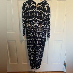 Tipsy Elves Navy and White Patterned Onesie